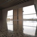 office polished concrete floor