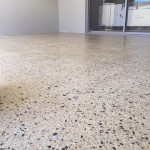 outdoor honed polished concrete
