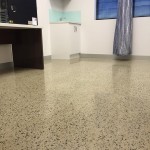 office polished concrete floor