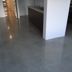 industrial look polished concrete
