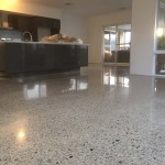residential kitchen concrete floors
