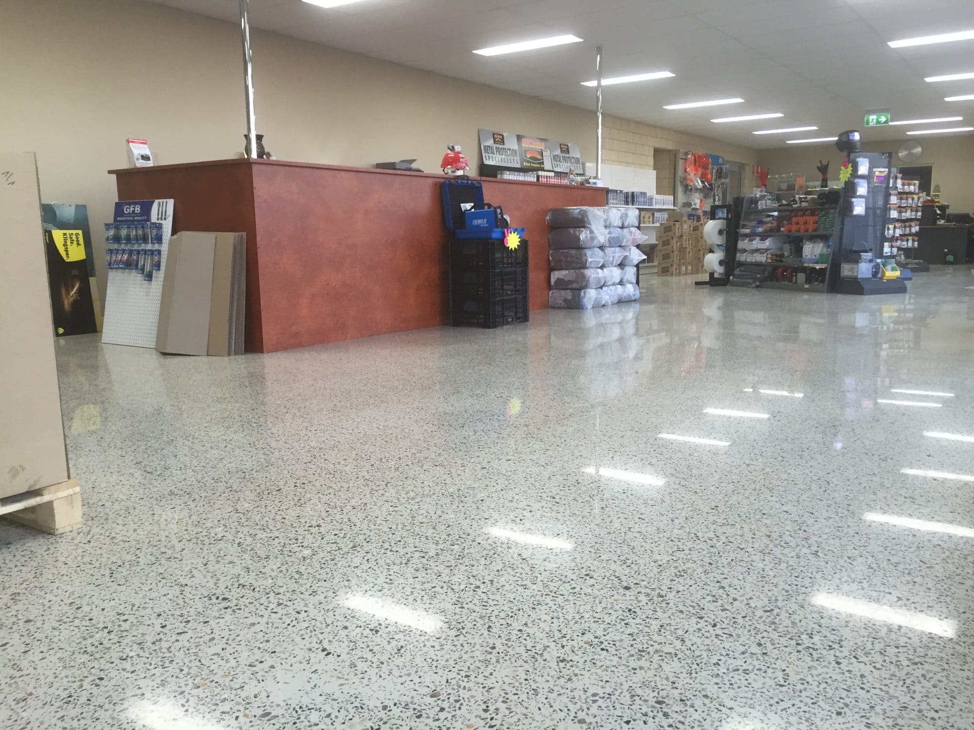 retail concrete flooring - Designer Floors