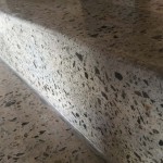 polished concrete stairs