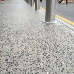 walkways polished concrete floors