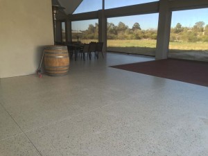 outdoor concrete flooring
