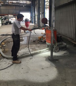 Concrete Grinding in Perth Factory