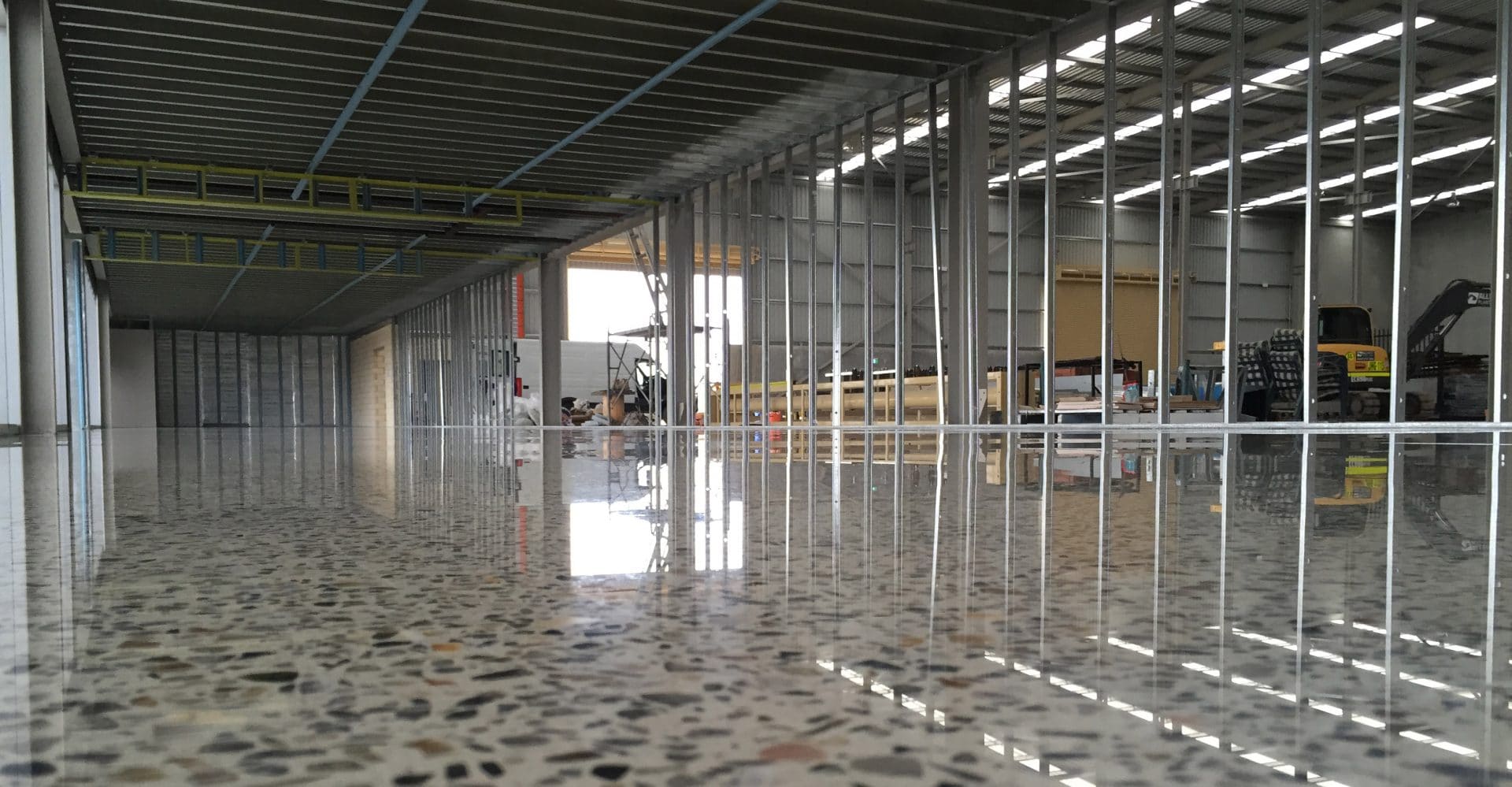 honed polished commercial floors