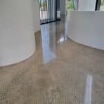 hallway polished concrete floor