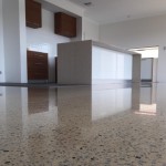 polished concrete home flooring