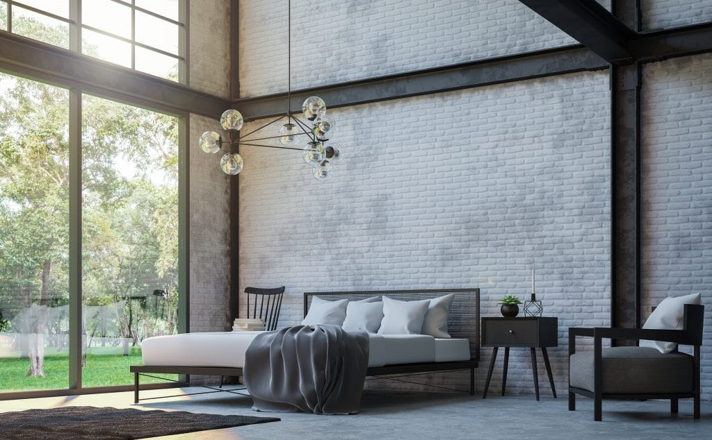 Warehouse Style Bedroom 