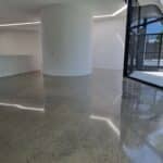 polished concrete floors at the home